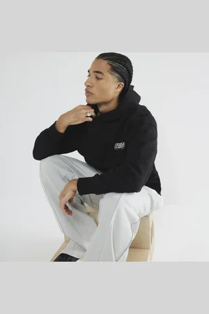 River Island Mens Oversized Essentialism Hoodie