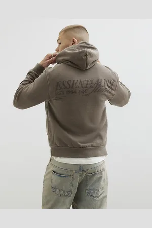 River Island Mens Regular Fit Essentialism Hoodie