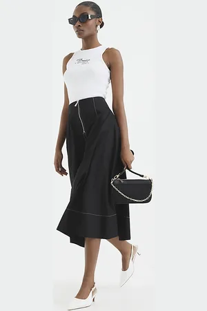 River Island Womens Stitched Midi Skirt