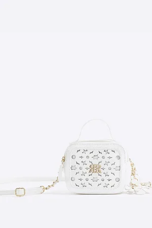 River Island Girls Floral Laser Cut Cross Body Bag