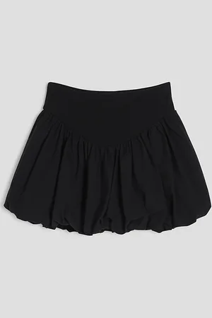 River Island Girls Poplin Bubble Hem Skirt