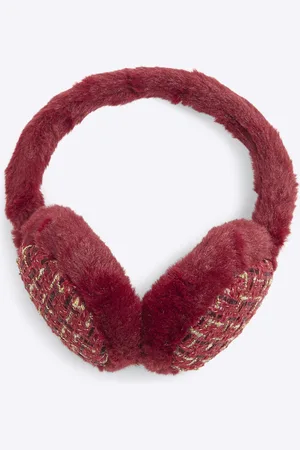 River Island Girls Tweed Earmuffs