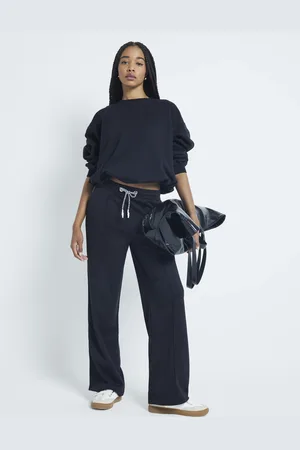 River Island Womens Long Sleeve Bubble Hem Sweatshirt