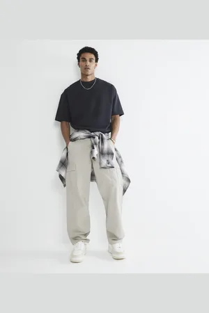 River Island Mens Loose Fit Cargo Trousers
