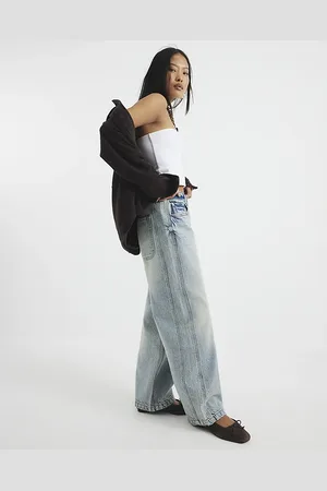River Island Womens Petite Balloon Jeans