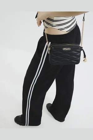 River Island Womens Faux Leather Quilted Cross Body Bag