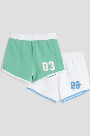 River Island Girls 2 Pack Runner Shorts