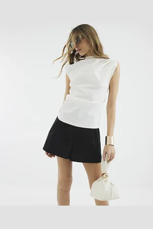 River Island Womens Linen Blend Structured Shorts