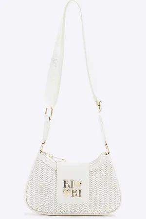 River Island Girls Raffia Cross Body Bag