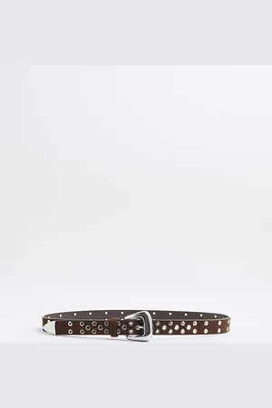 River Island Womens Eyelet Suede Belt