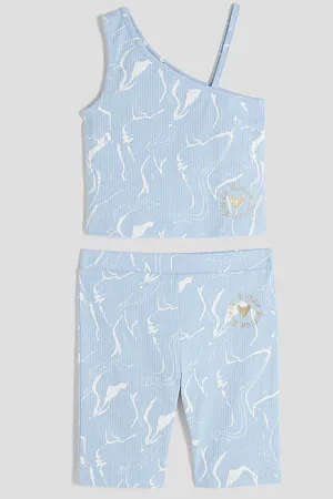 River Island Girls One Shoulder Tank Set