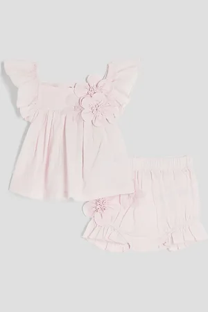 River Island Baby Girls 3D Floral Cami Top Set