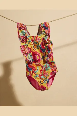 River Island Mini Girls Del Maar Floral Swimsuit