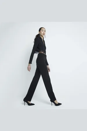 River Island Womens Tailored Flared Trousers