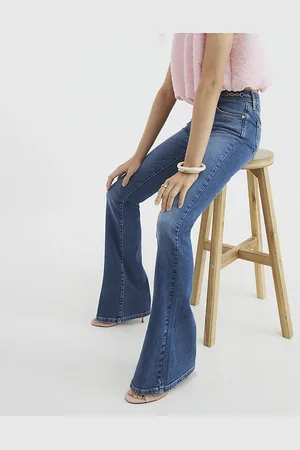 River Island Womens Snaffle Mid Rise Bootcut Jeans