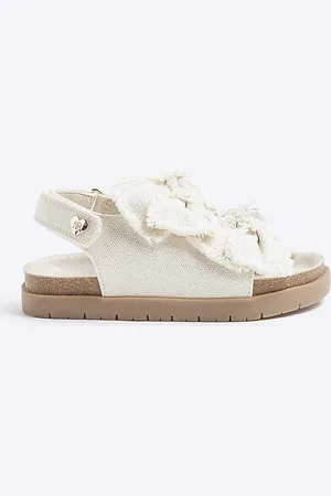 River Island Mini Girls Double Bow Sandals