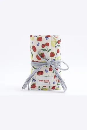 River Island Womens Fruit Bow Jewellery Bag