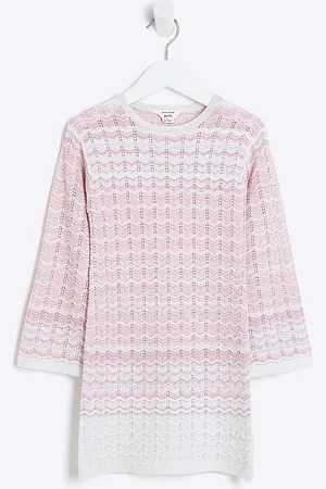 River Island Mini Girls Chevron Shift Dress