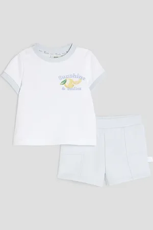 River Island Baby Boys Sunshine T-Shirt & Shorts Set