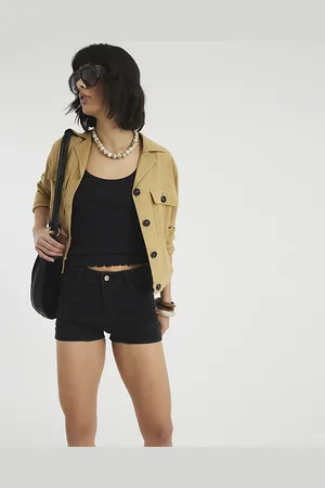 River Island Womens Stretch Denim Hot Pant Shorts