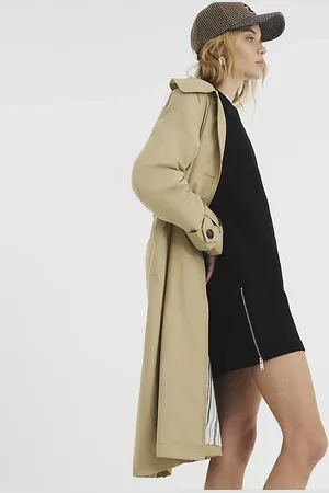 River Island Womens Premium Long Sleeve Zip Hem Tunic