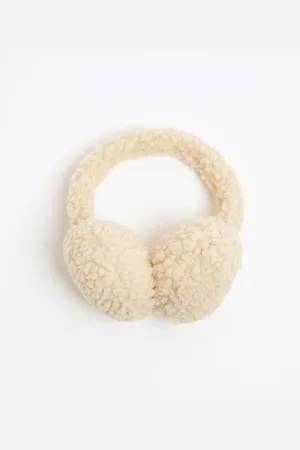 River Island Borg Fluffy Earmuffs