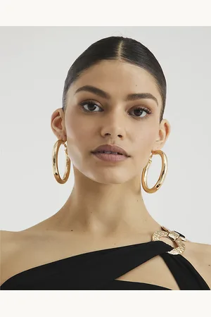 River Island Womens Large Hoop Earrings