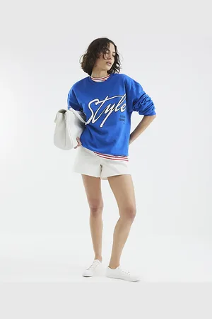 River Island Womens Long Sleeve Style Print Sweatshirt