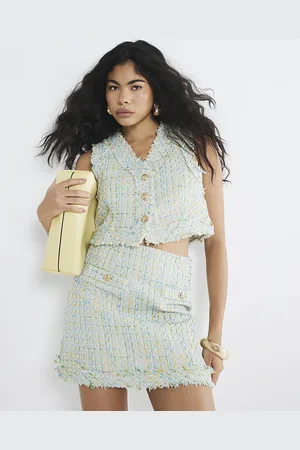 River Island Womens Boucle Mini Skirt