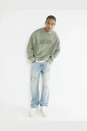 River Island Mens Oversized Ame Saint Washed Sweatshirt