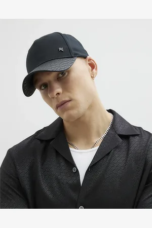 River Island Mens Monogram Peak Cap