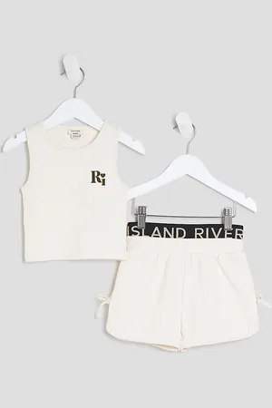 River Island Mini Girls Ri Runner Shorts Set
