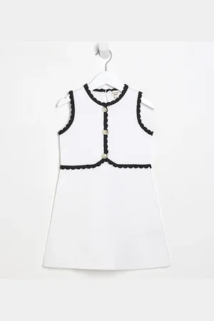 River Island Mini Girls Shell Skater Dress