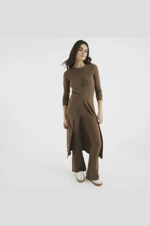 River Island Womens Cosy Wide Leg Trousers