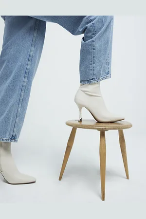 River Island Womens Heeled Sock Boots