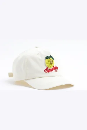 River Island Girls Lemon Embellished Cap