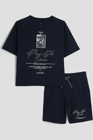 River Island Boys Palm Patch Set
