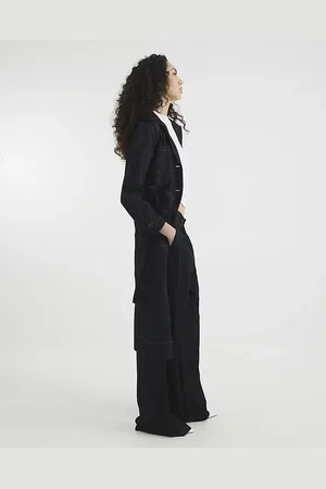 River Island Womens Denim Trench Coat