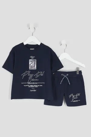 River Island Mini Boys Palm Tree Patch Set