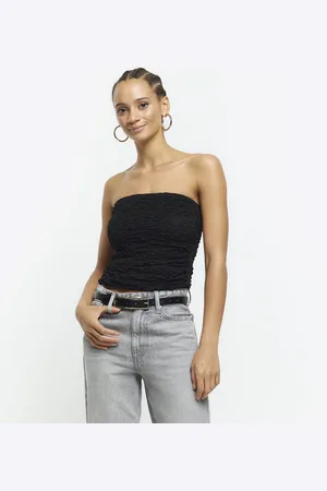 River Island Womens Lace Bandeau Top