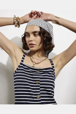 River Island Womens Sleeveless Striped Waistcoat