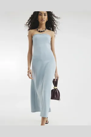 River Island Womens Premium Sleeveless Bandeau Midi Dress