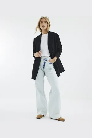 River Island Womens High Rise Relaxed Straight Jeans
