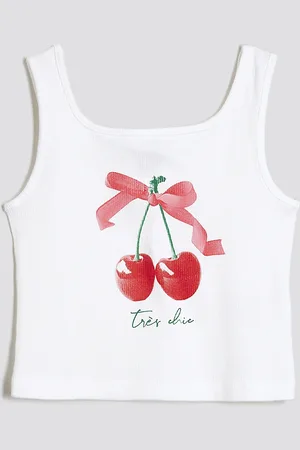 River Island Girls Cherry Tank Top