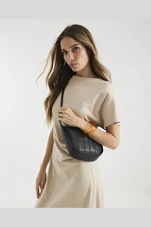 River Island Womens Leather Quilted Cross Body Bag