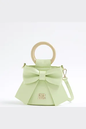 River Island Bow Top Handle Bucket Bag
