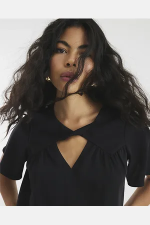 River Island Womens Twist Neck T-Shirt