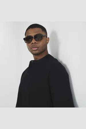 River Island Mens Slim Wayfarer Sunglasses