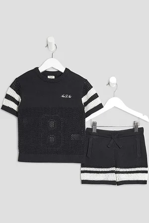 River Island Mini Boys Football T-Shirt Set