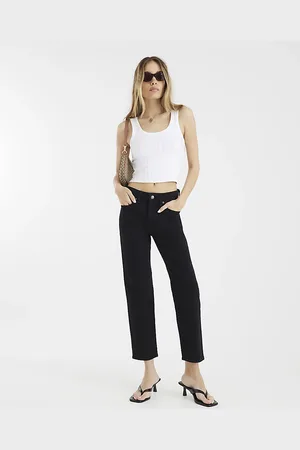 River Island Womens High Rise Slim Cropped Jeans